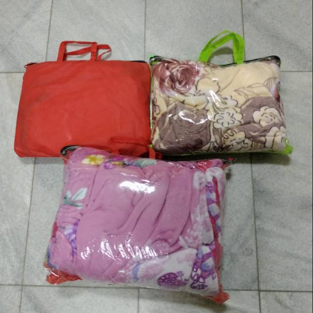 Tas selimut pakai sleting Termurah
