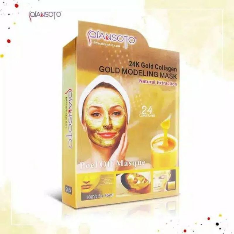 modeling mask 24k gold collagen