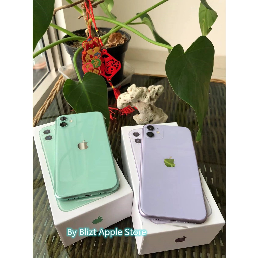 Apple iPhone 11 128GB Silent Fullset original Second Mulus100% Like New 3utools All Green (Garansi 1 Bulan)