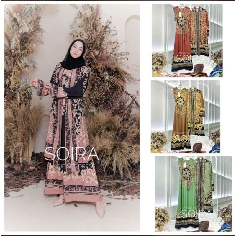 Set dress angie original soira / set dress bangkok import /201201