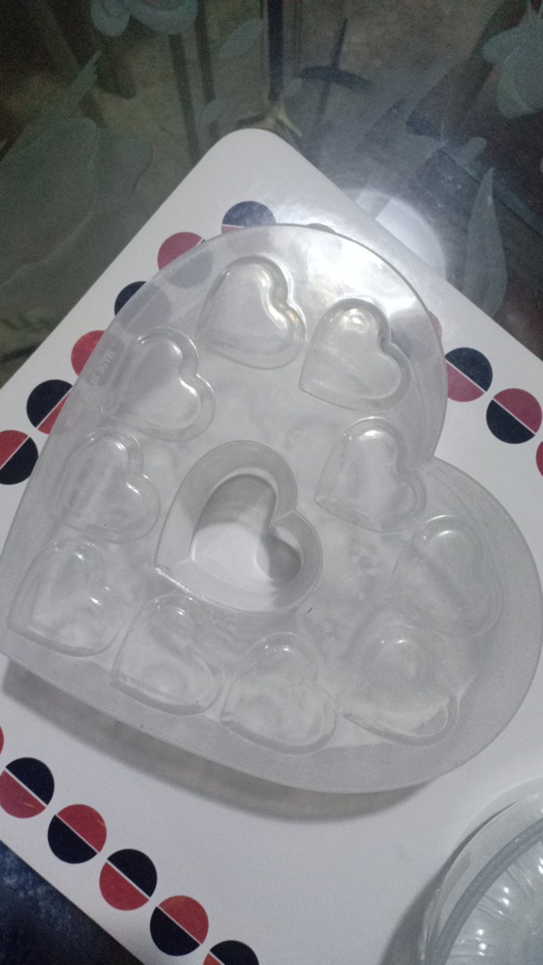 Cetakan Puding Love Plastik  Jelly Agar Coklat Nasi Bento Es Bentuk Love Cetakan Serbaguna