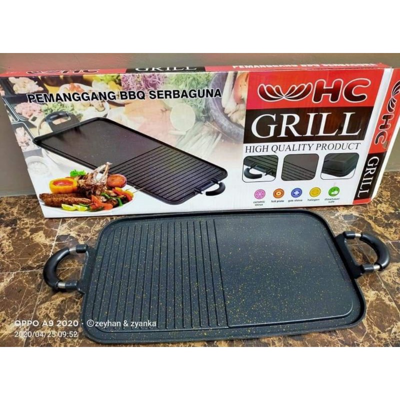 Grill pan hc(Pemanggang BBQ serbaguna)
