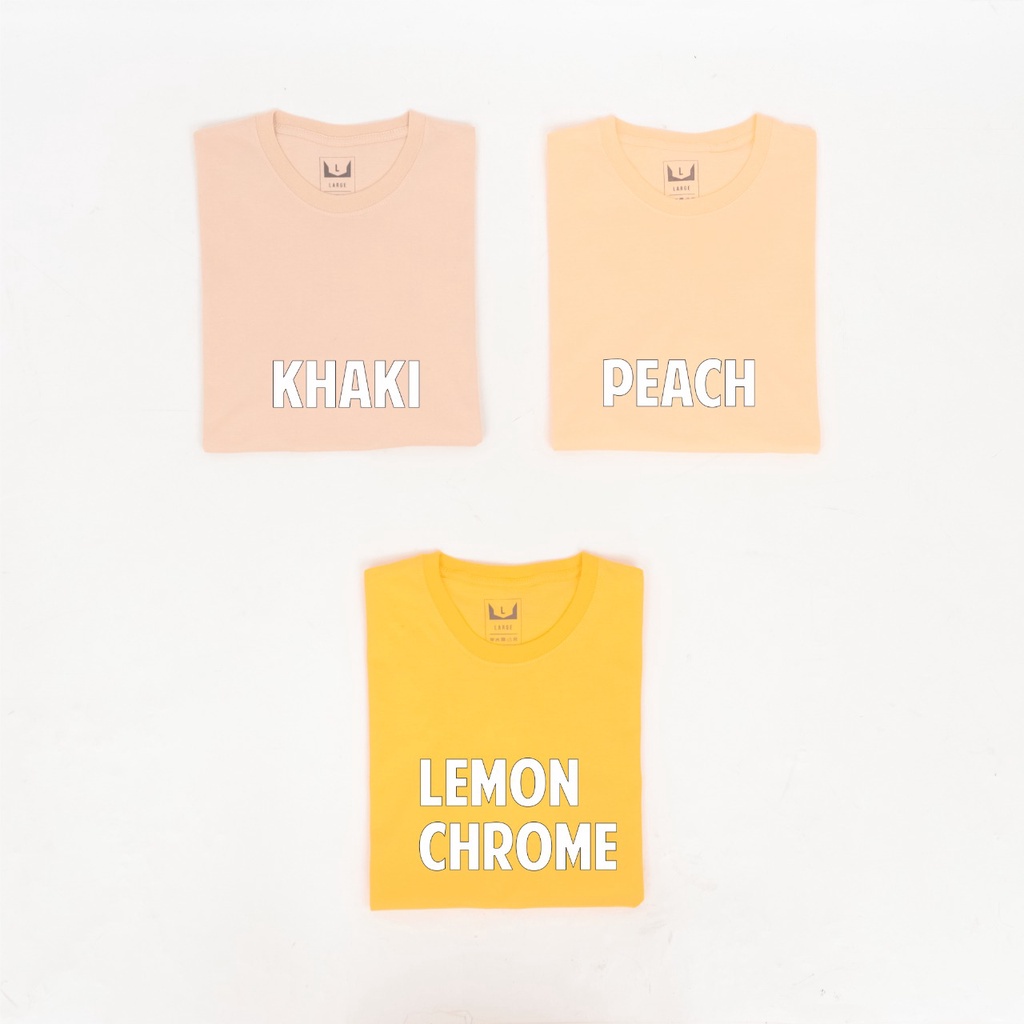 KAOS POLOS LENGAN PENDEK COTTON COMBED 30S PRIA / WANITA