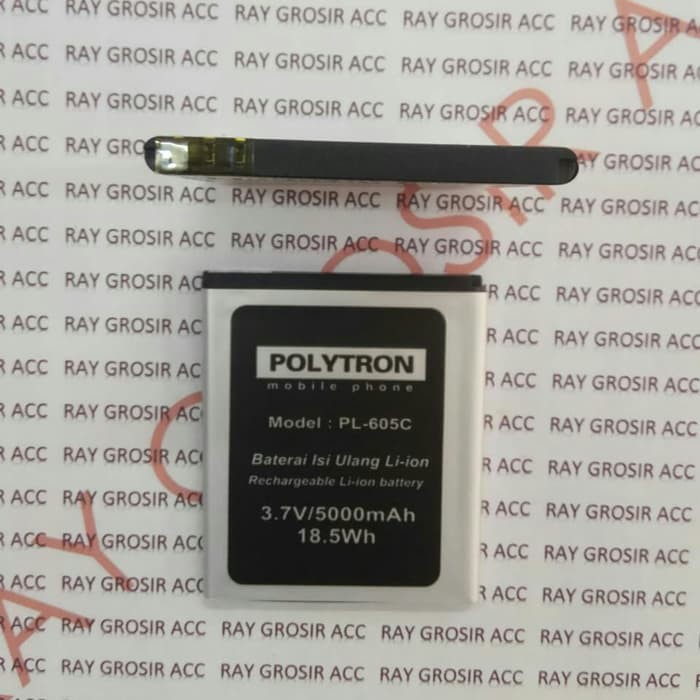 Baterai Original Double Power Polytron PL-605C PL-605 Q2352 Rocket Ping