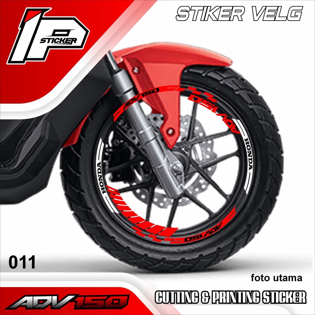 (COD) CUTTING STICKER VELG ADV 150 - CUTTING VELG MOTOR ADV 150.10