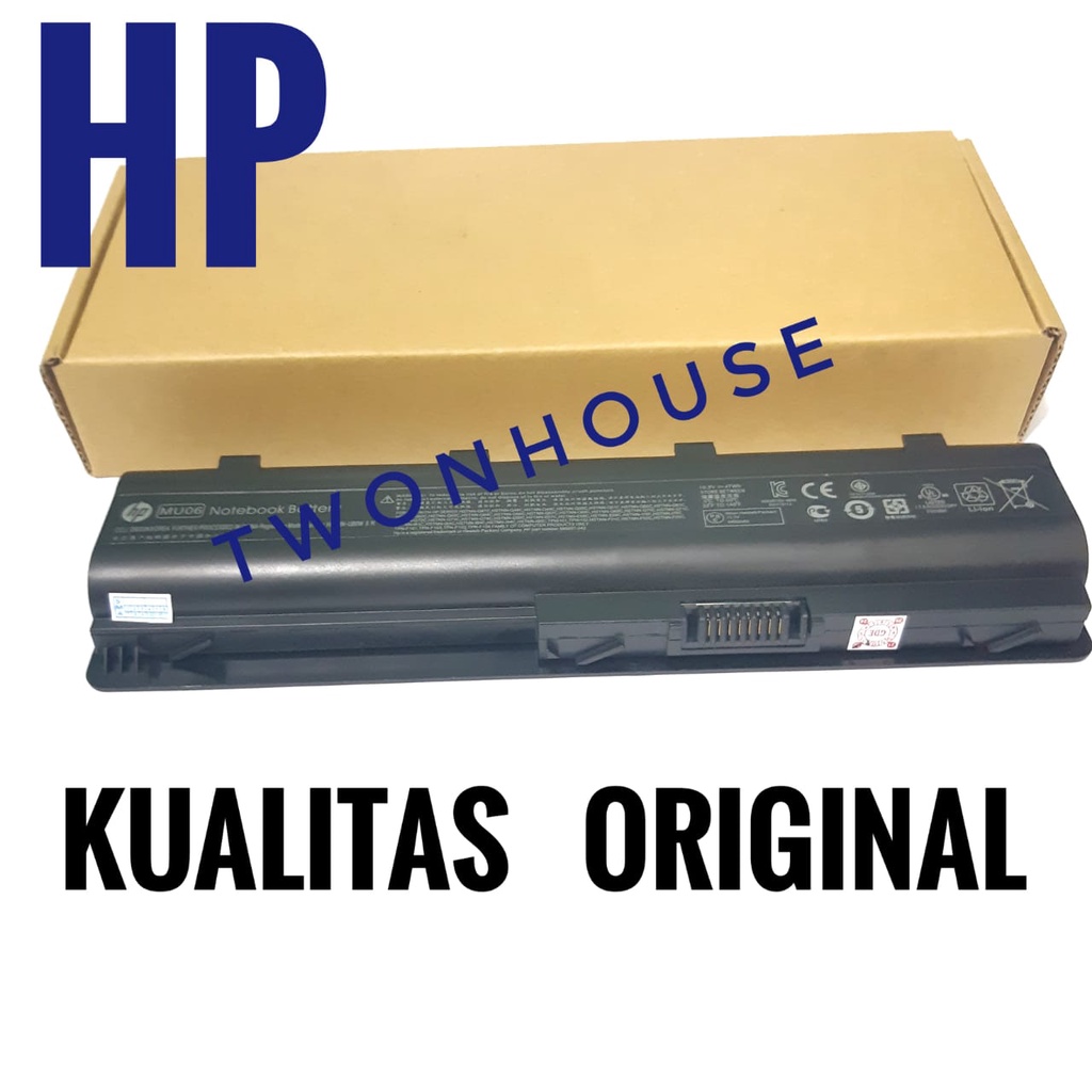 Baterai Original HP Compaq CQ42 CQ43 430 431 CQ56 CQ32 G42 DM4 hp MU06 dv3-4000 dv4-2000 dv6-3000 HP 430 431 1000 Pavilion dv7-4000