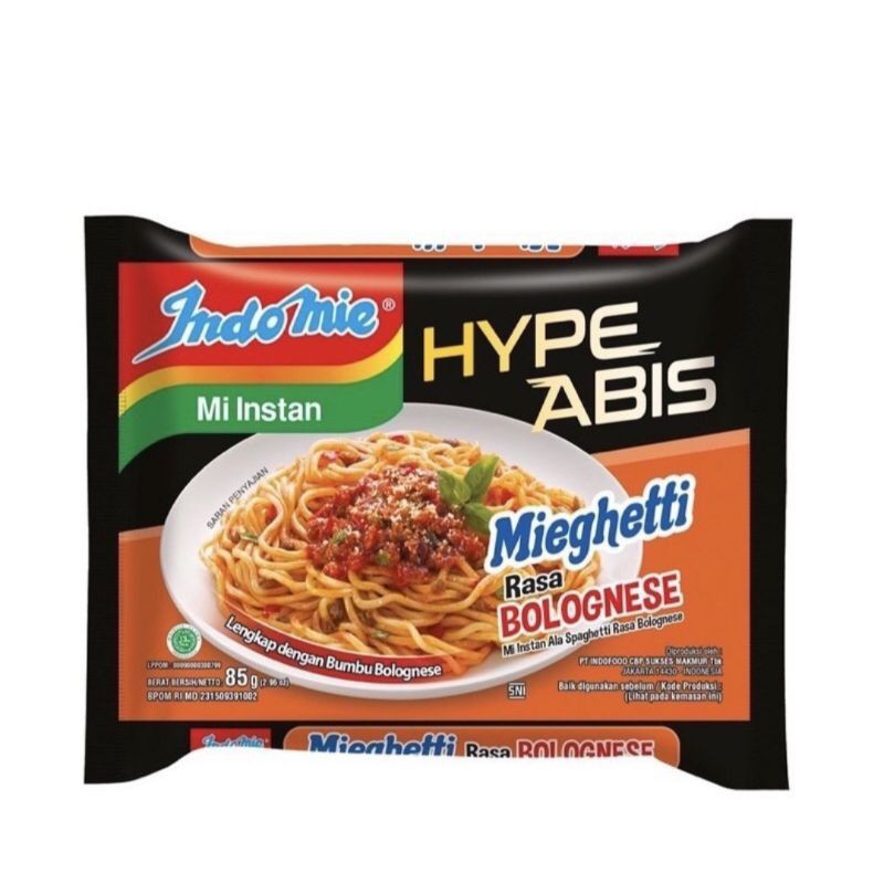 

indomie mieghetti bologness