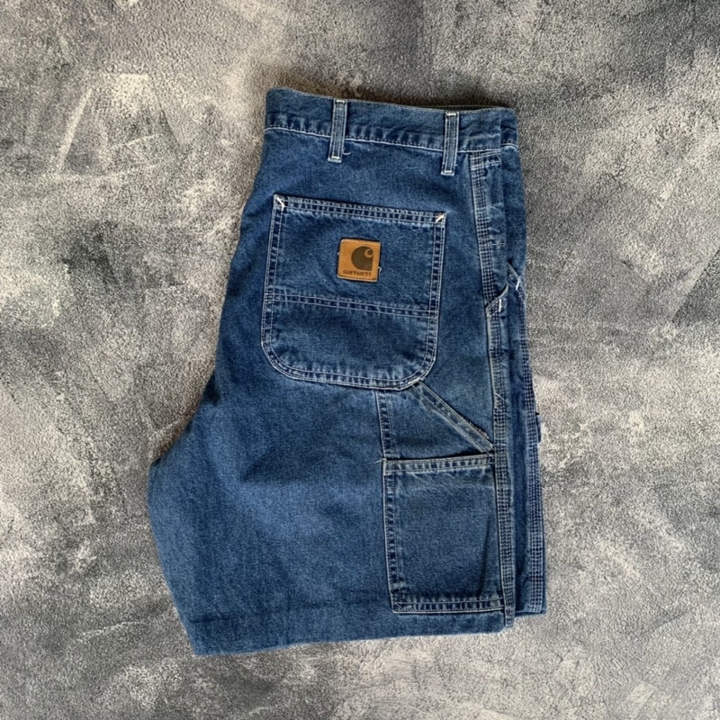 CARHARTT SHORT CARPENTER DENIM