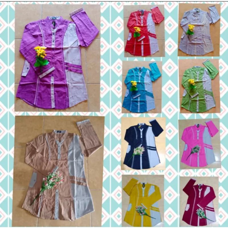 kemeja santri/baju santri/baju santri murah/baju santri adem