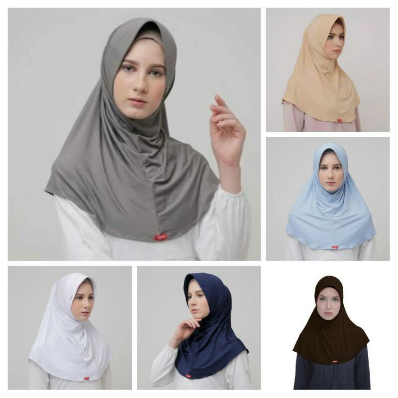 Hijab Instan Zoya Bergo Marsha HL  Terbaru Murah Original Jilbab Sekolah Sporty