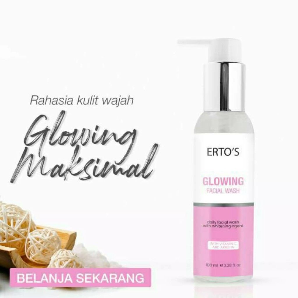 [ORI] Glowing Facial Wash | Pembersih Wajah Menjadikan Kulit Segar Cerah dan Glowing Seketika