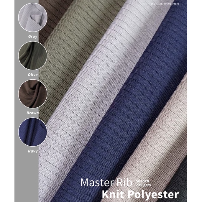 Kain Master Rib-04508 Rib knit premium per Kg
