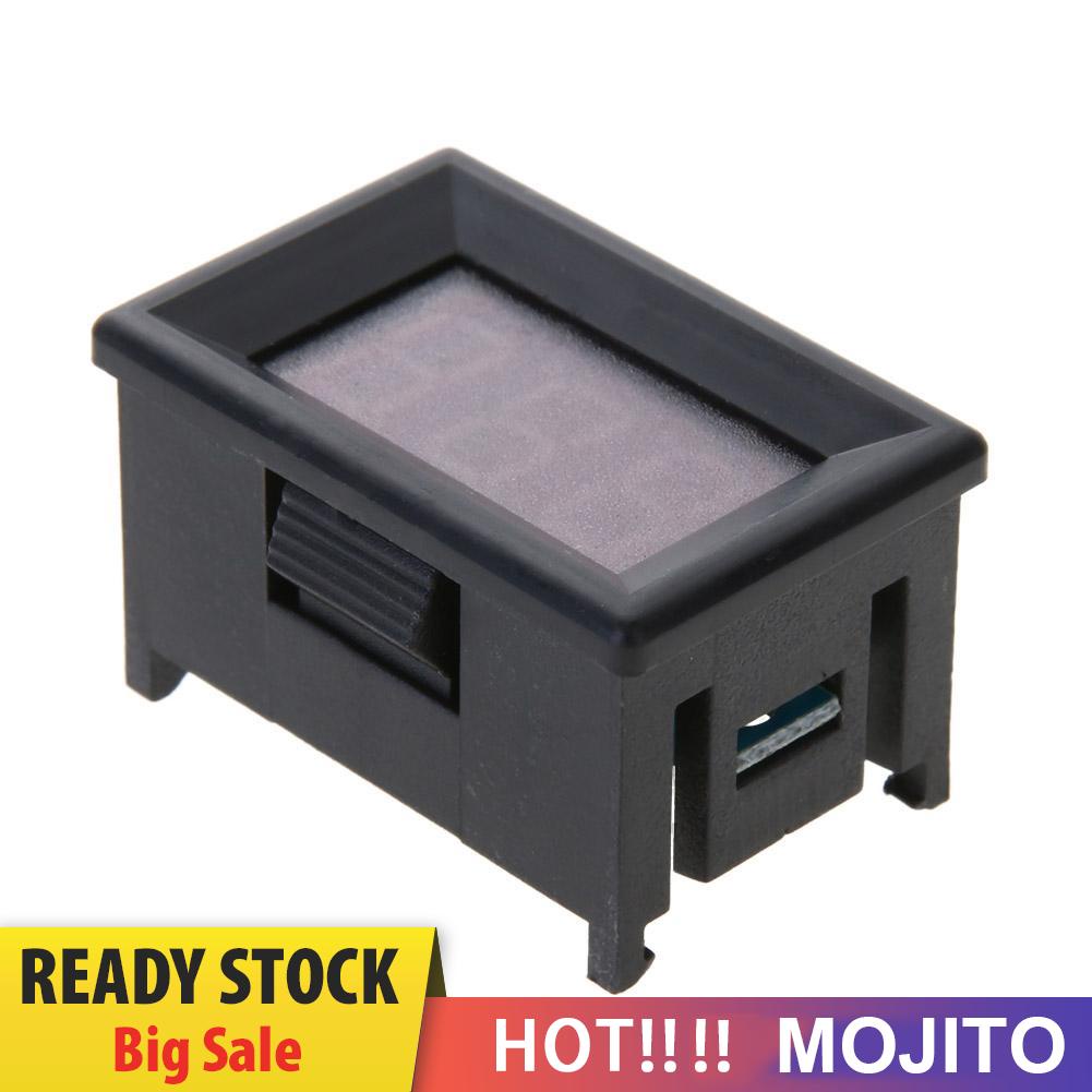 MOJITO Mini 0.36in DC 2.4V-30V 2-Wire LED Digital Display Panel Battery Voltmeter