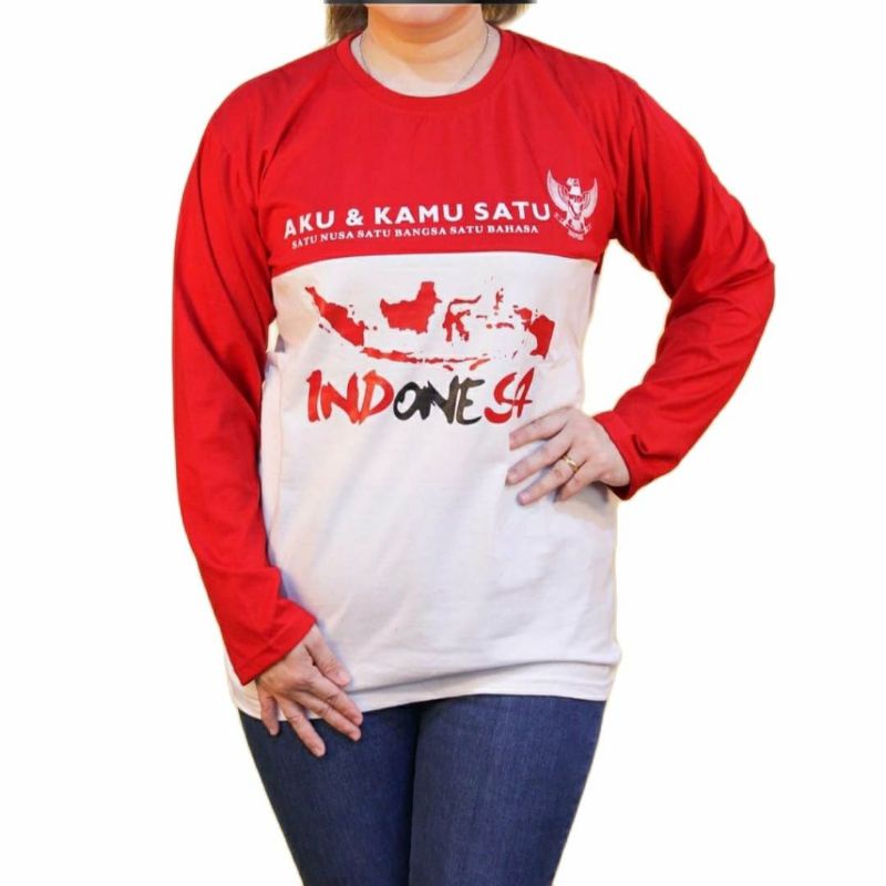 KAOS SPESIAL 17 AGUSTUS/KAOS RAGLAN INDONESIA 17 AGUSTUS/ATASAN KAOS/KAOS MERAH PUTIH/BAJU KAOS