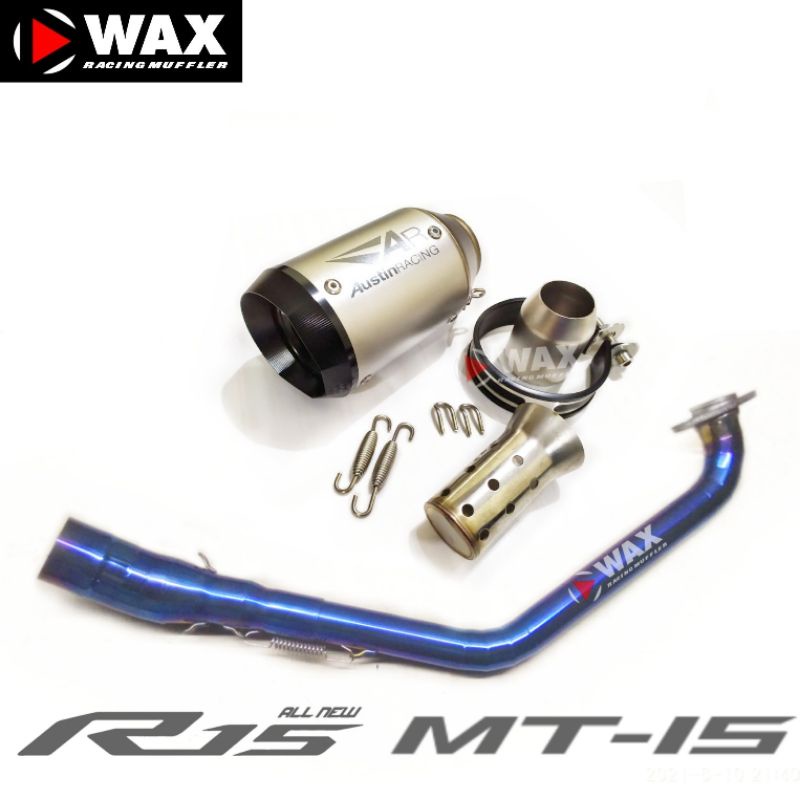 KNALPOT AUSTIN RACING IMPORT FOR YAMAHA R15 R15V3 R15V4 MT15 XSR 155 UNDERBELLY