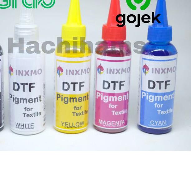 TINTA DTF INXMO WHITE CYAN MAGENTA YELLOW BLACK