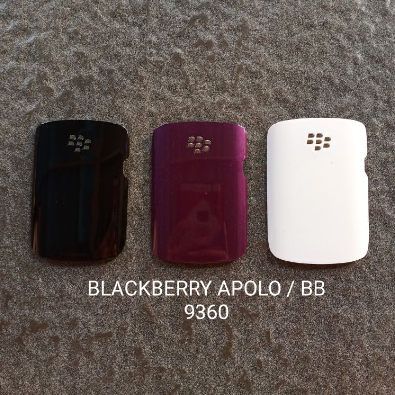 Backdoor Blackberry 9360 Apollo . 9500 Strom . 9790 Belagio tutup belakang kesing casing housing back door back cover backcover BB