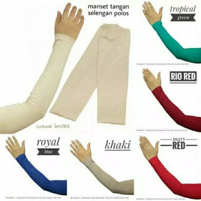 Manset Tangan Rayon Premium Handsock