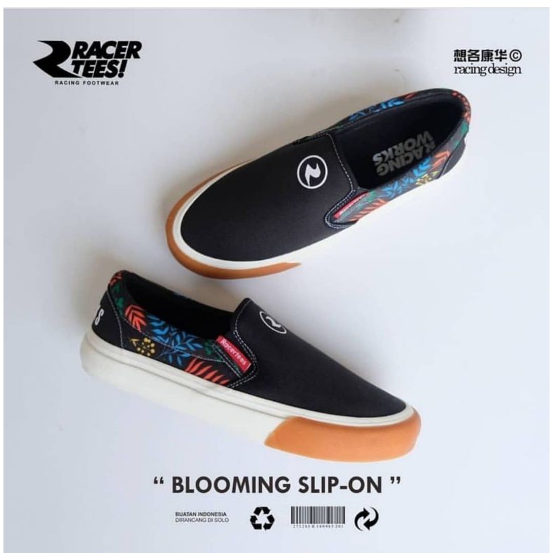 SEPATU BLOOMING SLIP ON 100% ORIGINAL RACERTEES RACING FOOTWEAR