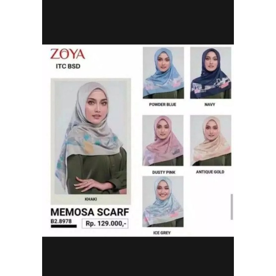 zoya  memosa scarf