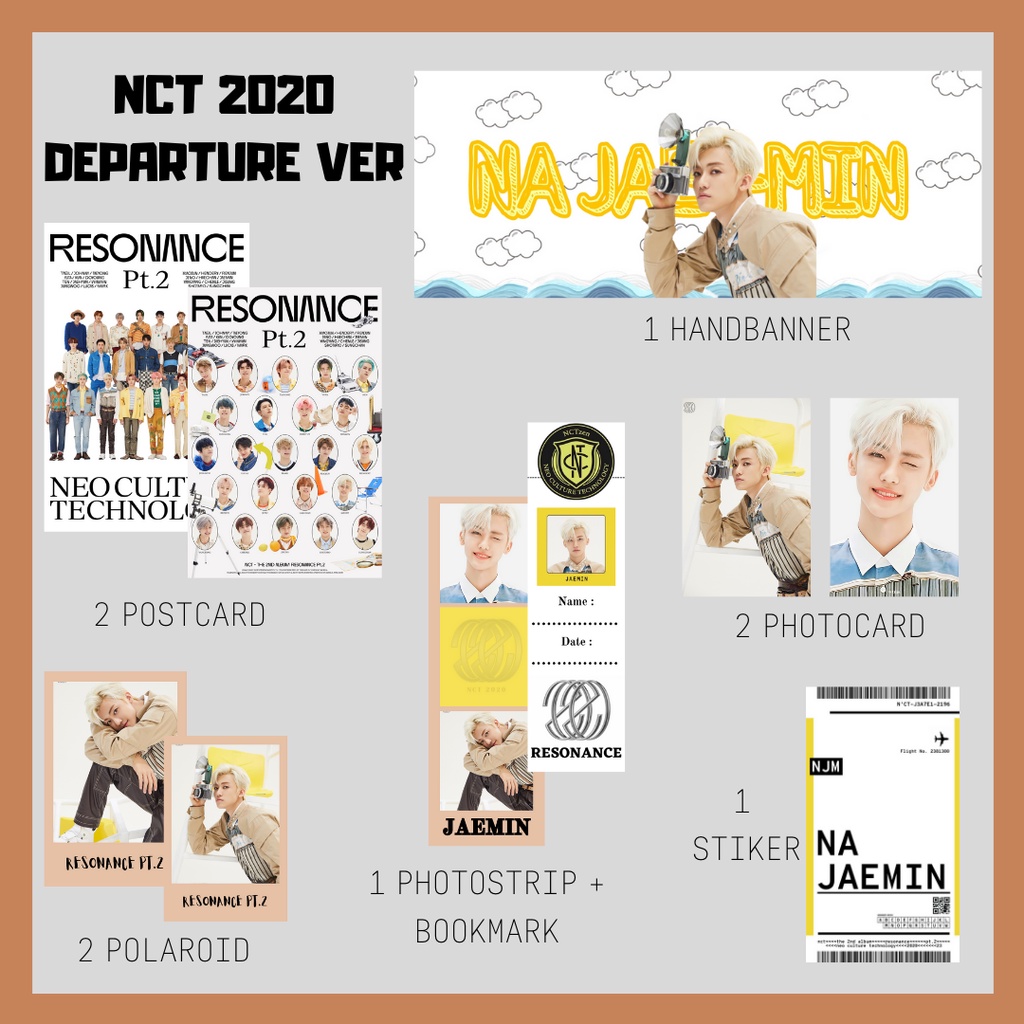 [FANKIT NCT]PAKET HEMAT NCT 2020 RESONANCE PT.2 DEPARTURE
