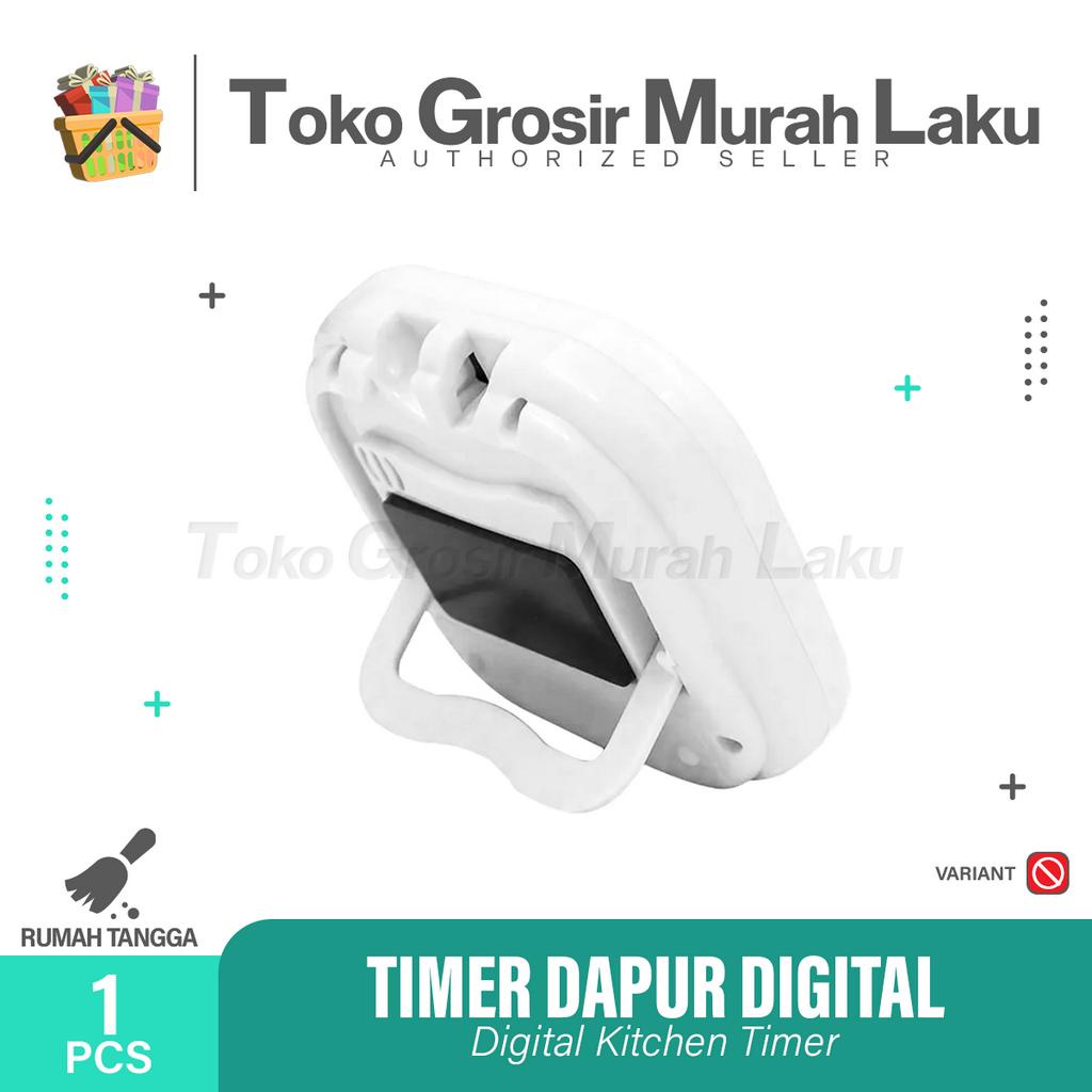 Digital Kitchen Timer Alarm Dapur Masak Clock Stopwatch Jam Digital