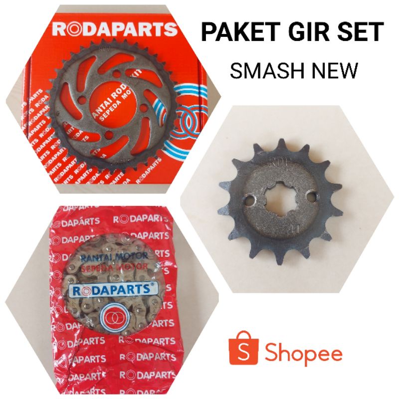 Gir Set Smash New Sepuh Bakar Gir Rante Gir Paket Smash New - Rodaparts