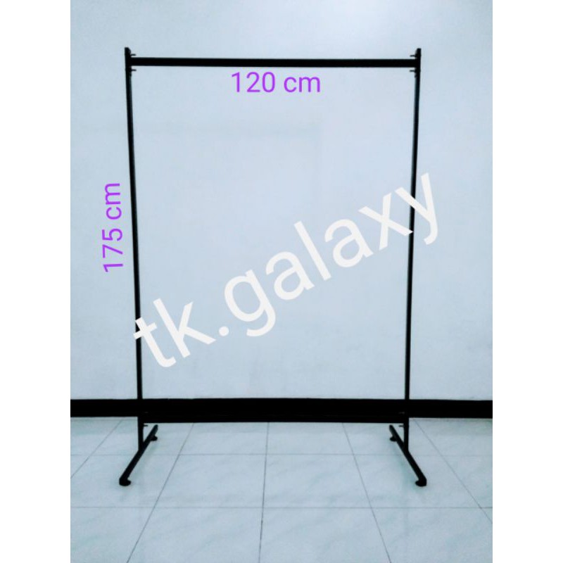 Gantungan baju gawang , display rak gawang/gamis.