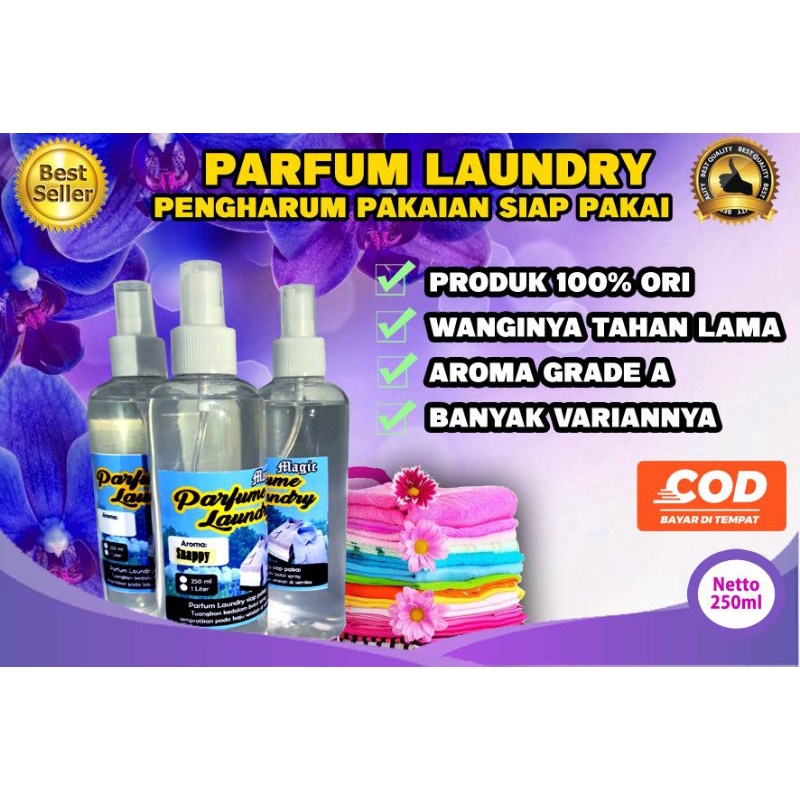 Pewangi Laundry, Parfum pakaian spray Awet Tahan Lama,Pewangi Pakaian Premium Grade A