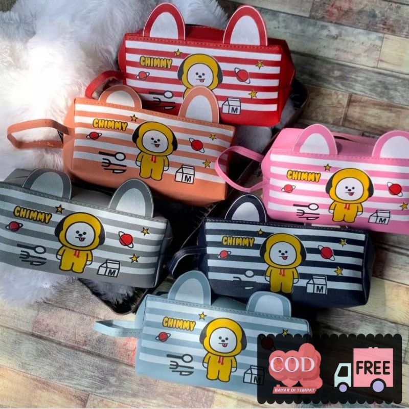 

[BISA COD] Tempat Pensil Bunny Chimmy Tempat Pensil BT21