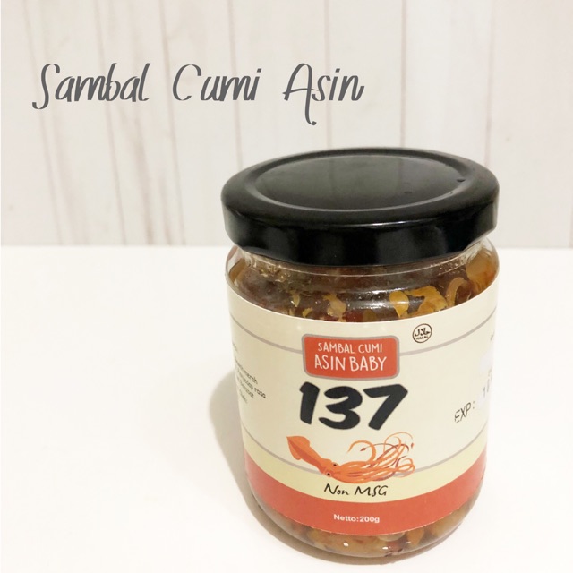 

Jamin enakkk!sambel cumi asin baby