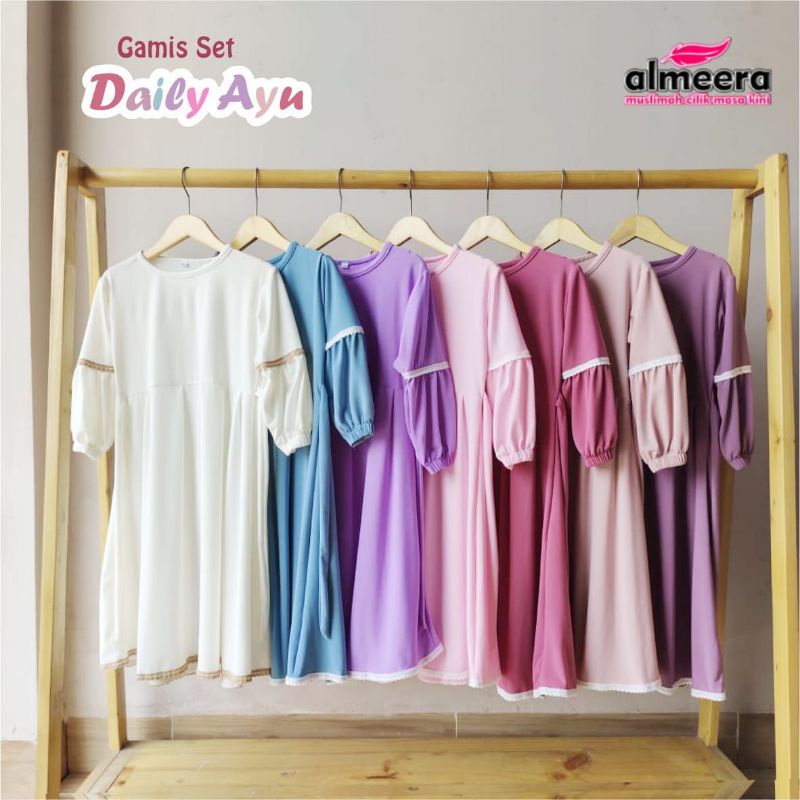 Gamis Anak Set Daily Ayu By Almeera