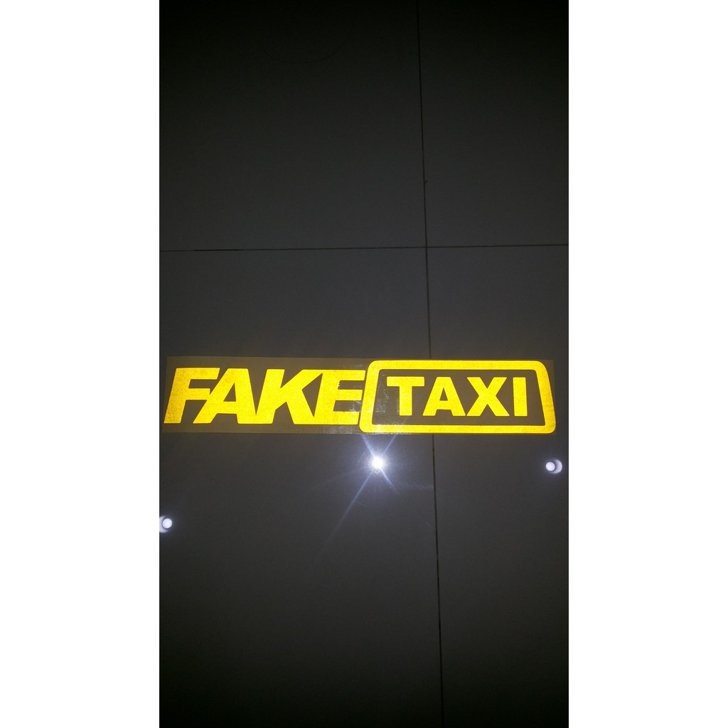 

sticker fake taxi