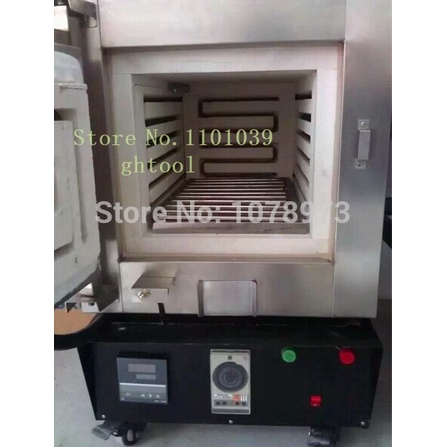 Electric Furnace 4 Flask Oven Burnout Casting Peleburan Perhiasan