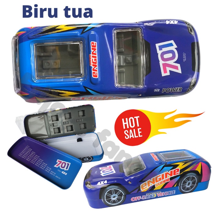 

Jual Tempat Pensil Anak Laki Laki / Kotak Pensil Kaleng Mobil Balap 701 Berkualitas