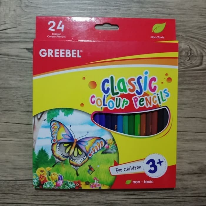 

Hemat Greebel Classic Pensil Warna 24 Warna Gilaa!!!