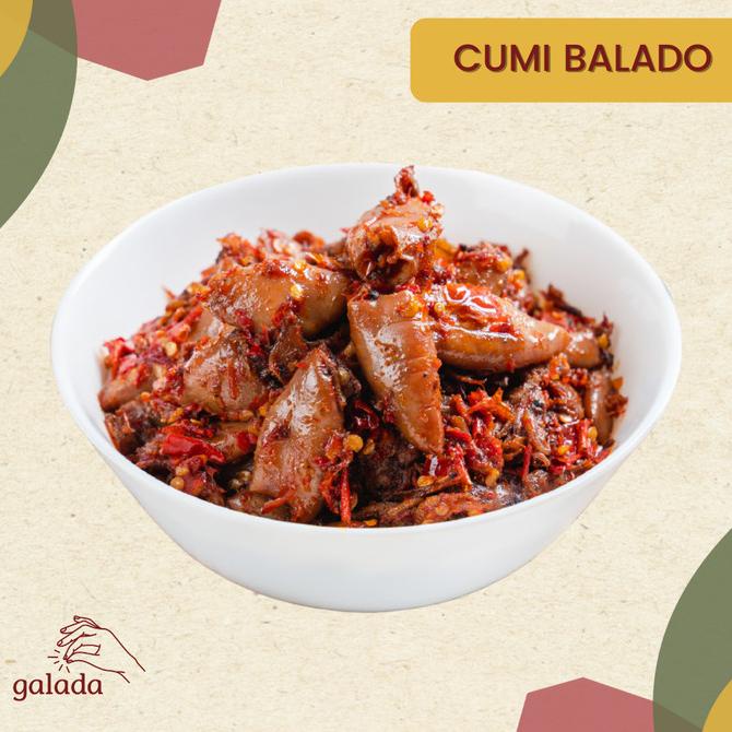 

Cumi Balado / Cumi Sambal Balado | Galada - 125gr