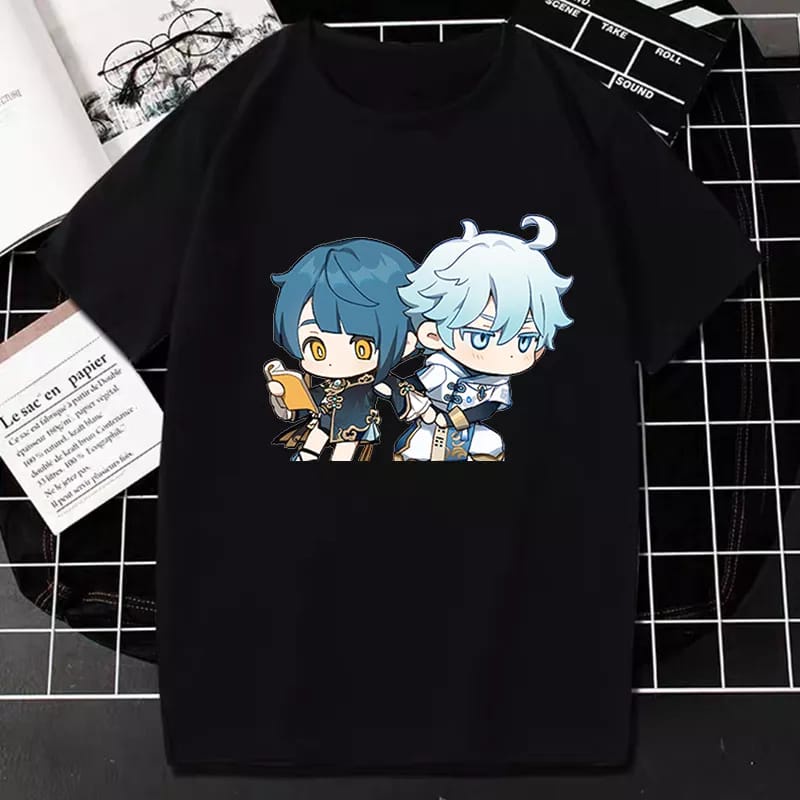 Kaos Anime Genshin Impact Hu Tao Xiao Distro Baju Genshin Impact Raiden Shogun Hutao Kazuha Kenqing Zhongli Baju Kaos Genshin Impact Anak Murah Tshirt Genshin Impact Yae Kaos Anime Murah Cowok Baju Anime Pria Distro Genshin Impact Kaos Anime Anak terbaru