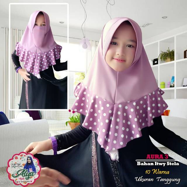 JILBAB ANAK AURA 3 BY ALYA HIJAB