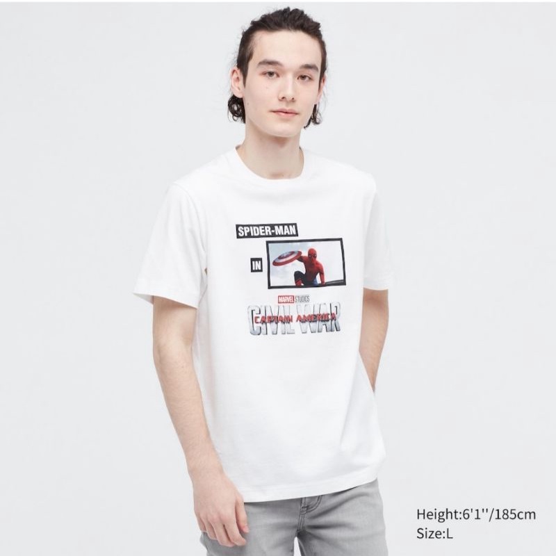 UNIQLO - The Marvel Studio The Infinity Saga Short Sleeve UT, White