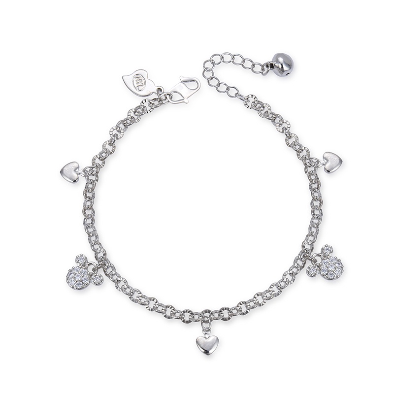 COD Gelang Titanium Anak Wanita Anti Karat Silver Emas Muda Bayi Couple Asli Rantai Selamanya Korea Mura Magnet Sahabat  60