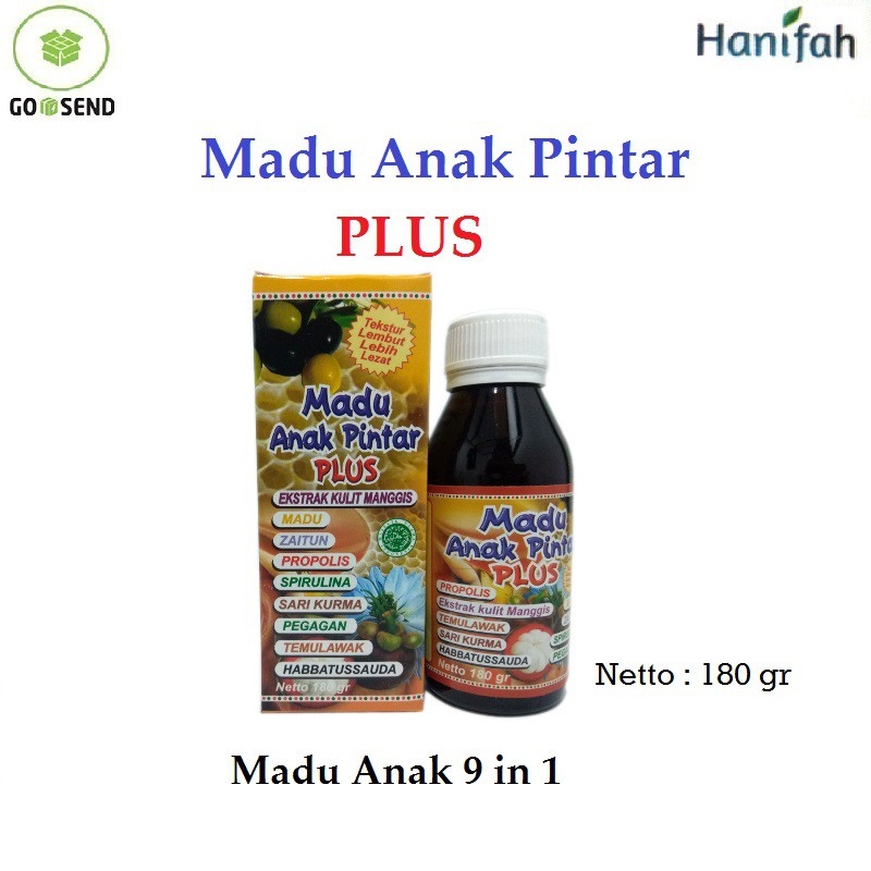 Madu Anak Pintar Plus 180 gr