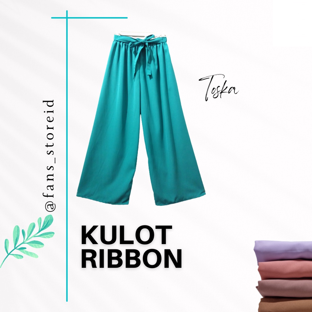 KULOT RIBBON TALI KASUAL KOREAN STYLE PREMIUM-Tosca