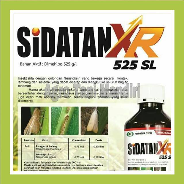 Pembasmi Hama Sundep / Penggerek Batang Sidatan XR 525 SL kemasan 400 ml