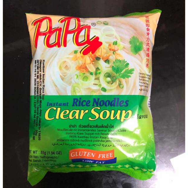 

PAPA Instanr Rice Noodles Clear Soup Flavour