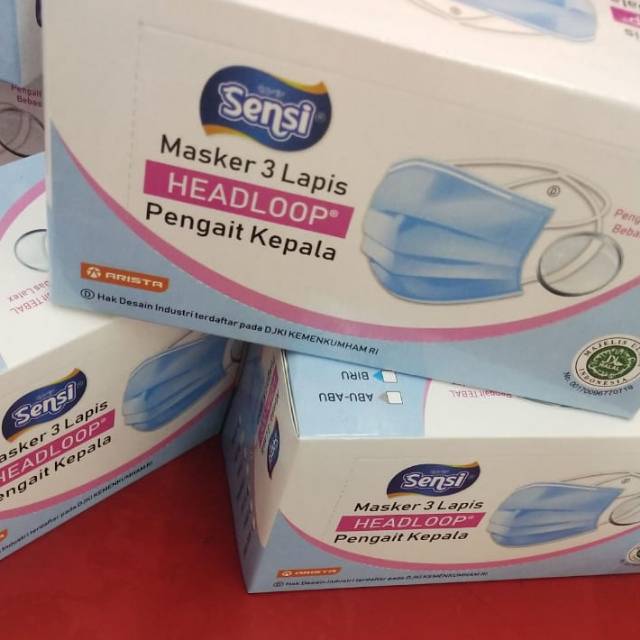 Masker sensi headloop isi 40 lembar Shopee Indonesia Masker sensi headloop isi 40 lembar Shopee Indonesia