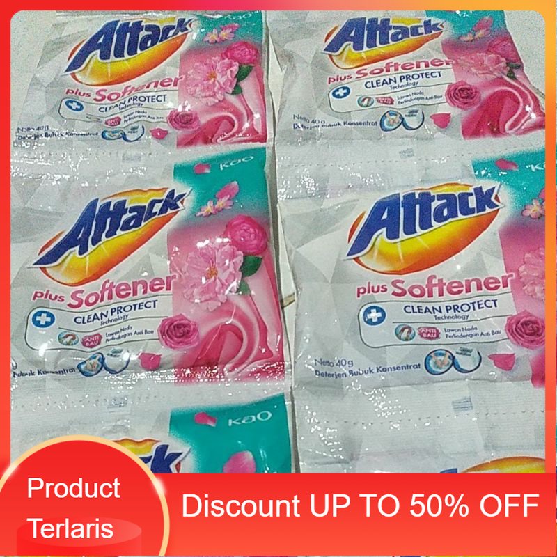 Attack plus softener kemasan renteng 40gr