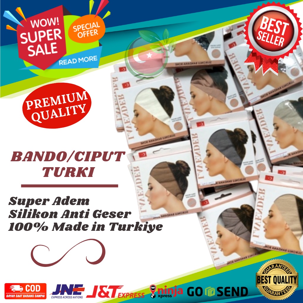 BANDO CIPUT TURKI ANTI SLIP LICIN ADEM ELASTIS DENGAN SILIKON TURKISH TURKEY TURKIYE LAVENDER