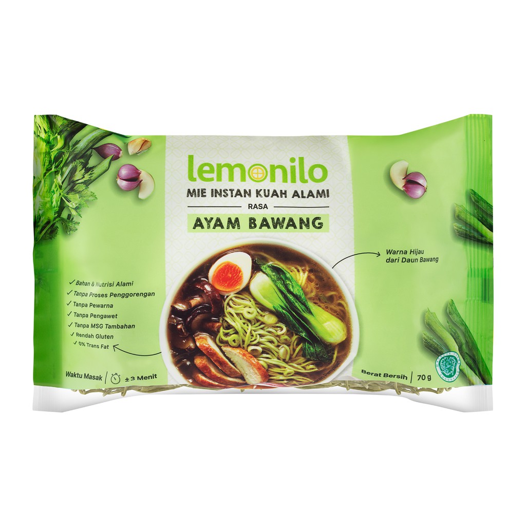 Lemonilo Ayam Bawang Lemonilo Mie Rebus Mie Sehat Mie Diet Shopee Indonesia