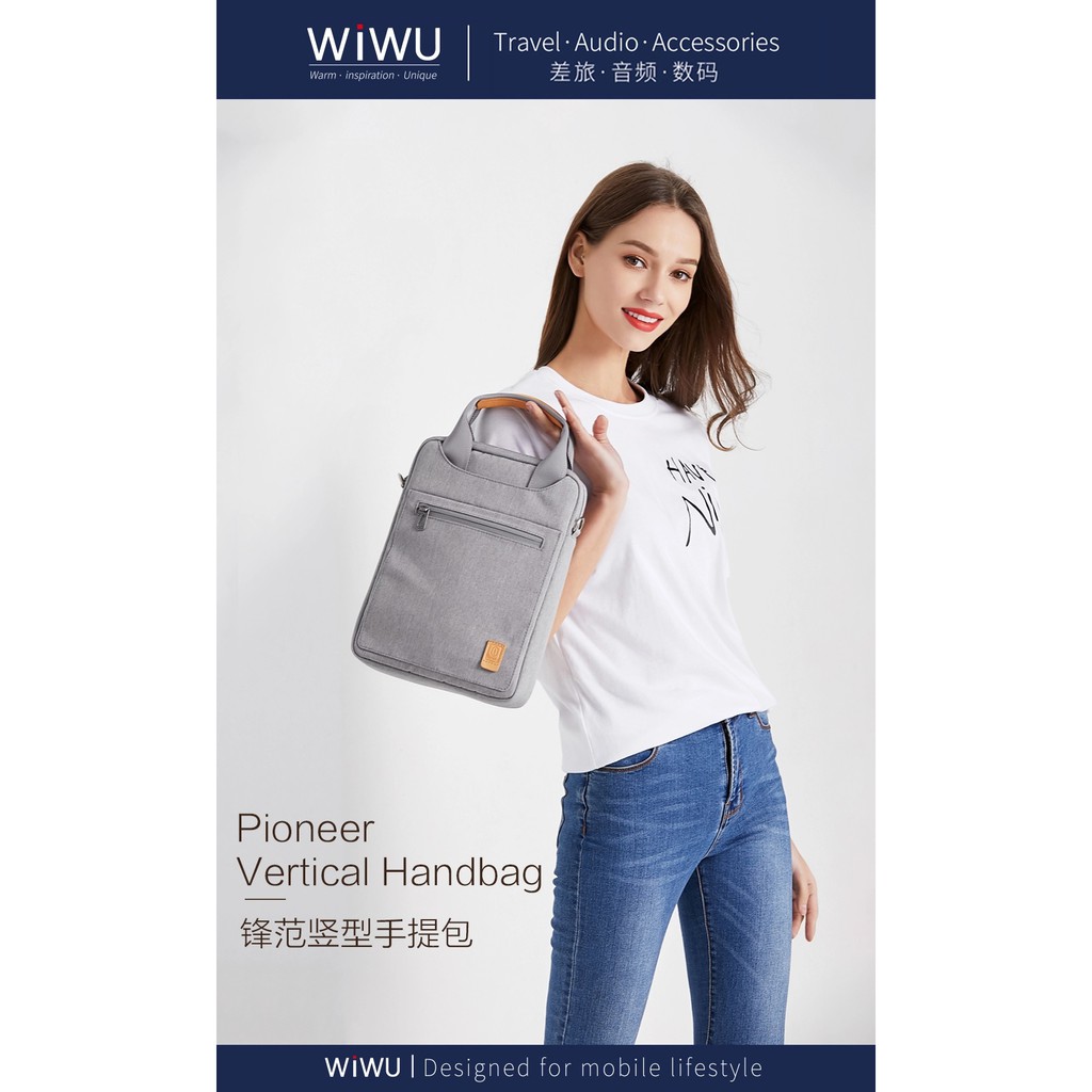 AKN88 -WIWU WP101-1 Tas Handbag Vertikal Tablet ukuran Up To 11 inch